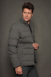 Jaqueta Puffer Masculina Slim Soffice Torino