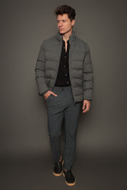 Jaqueta Puffer Masculina Slim Soffice Torino