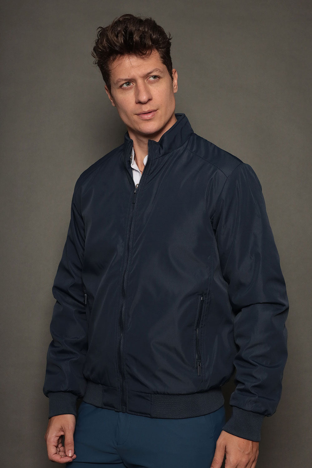 Jaqueta Bomber Masculina Slim Serenita Roma