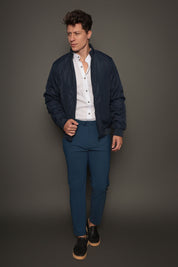 Jaqueta Bomber Masculina Slim Serenita Roma