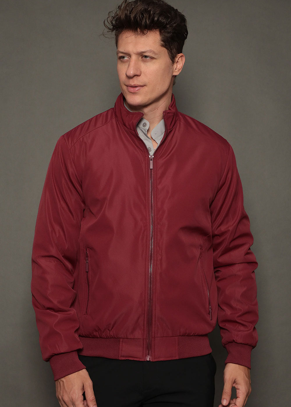 Jaqueta Bomber Masculina Slim Serenita Roma