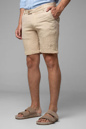 Bermuda Alfaiataria Linho Masculina Dallas