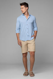 Bermuda Alfaiataria Linho Masculina Dallas