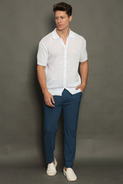 Camisa de Tricot Masculina Texturizada Portofino Relax