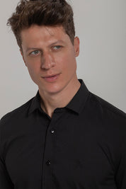 Camisa Social Masculina Fibra de Bambu Manga Longa Slim Fit