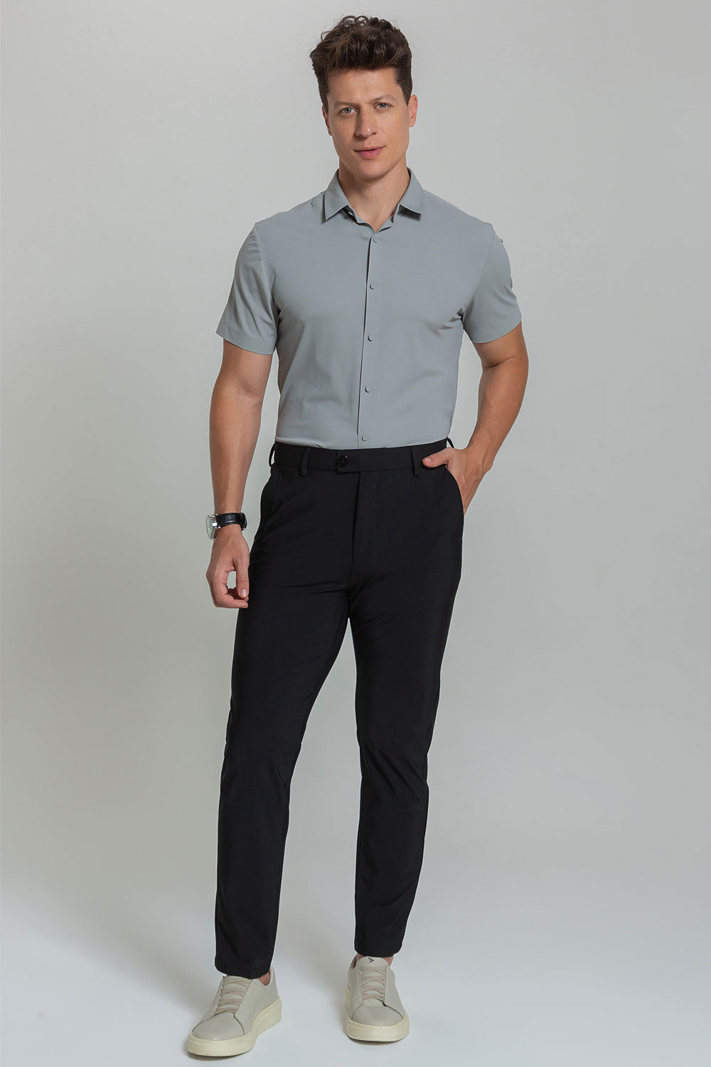 Calça Alfaiataria Masculina Ultra Stretch 360° Repelente à Água