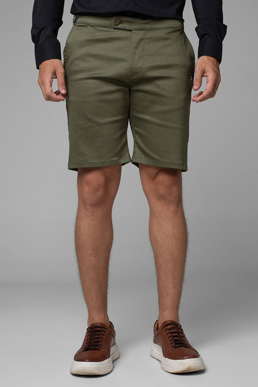 Bermuda Alfaiataria Masculina Com Presilha de Ajuste Extreme Power