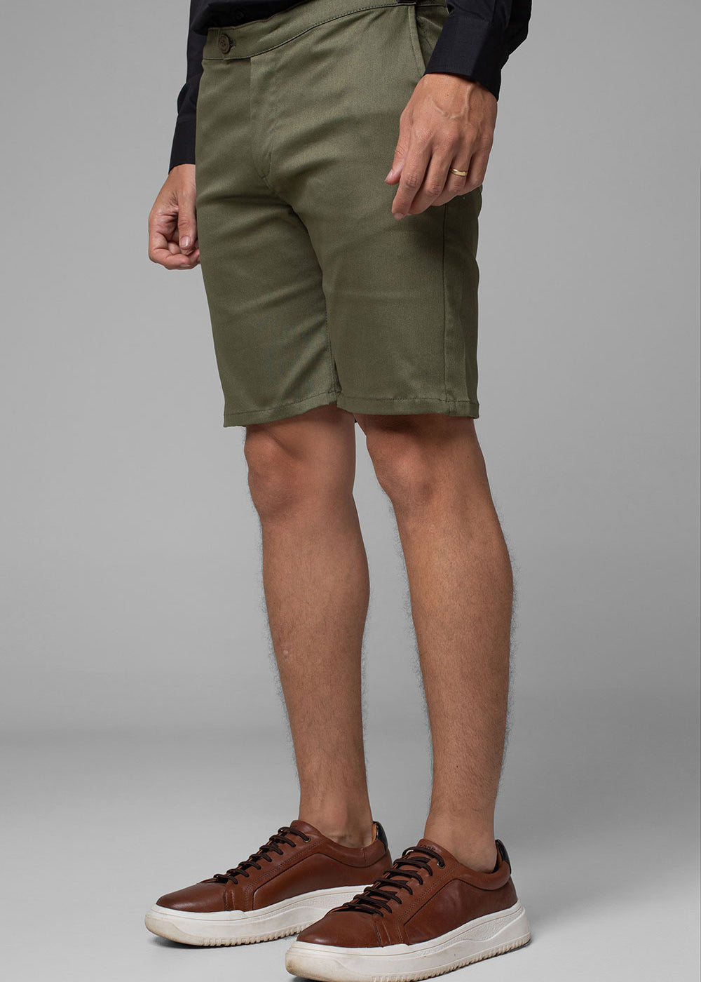 Bermuda Alfaiataria Masculina Com Presilha de Ajuste Extreme Power