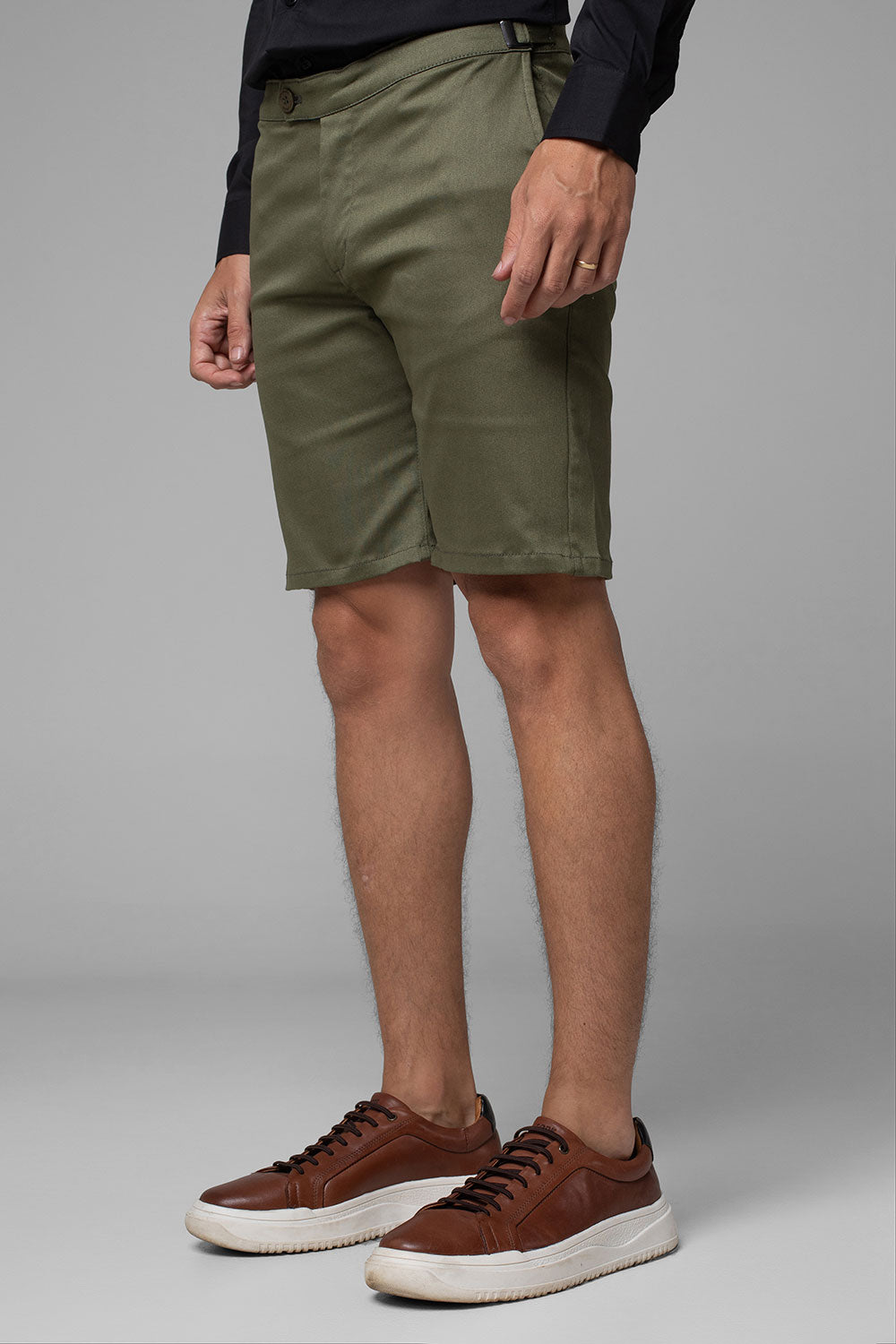 Bermuda Alfaiataria Masculina Com Presilha de Ajuste Extreme Power