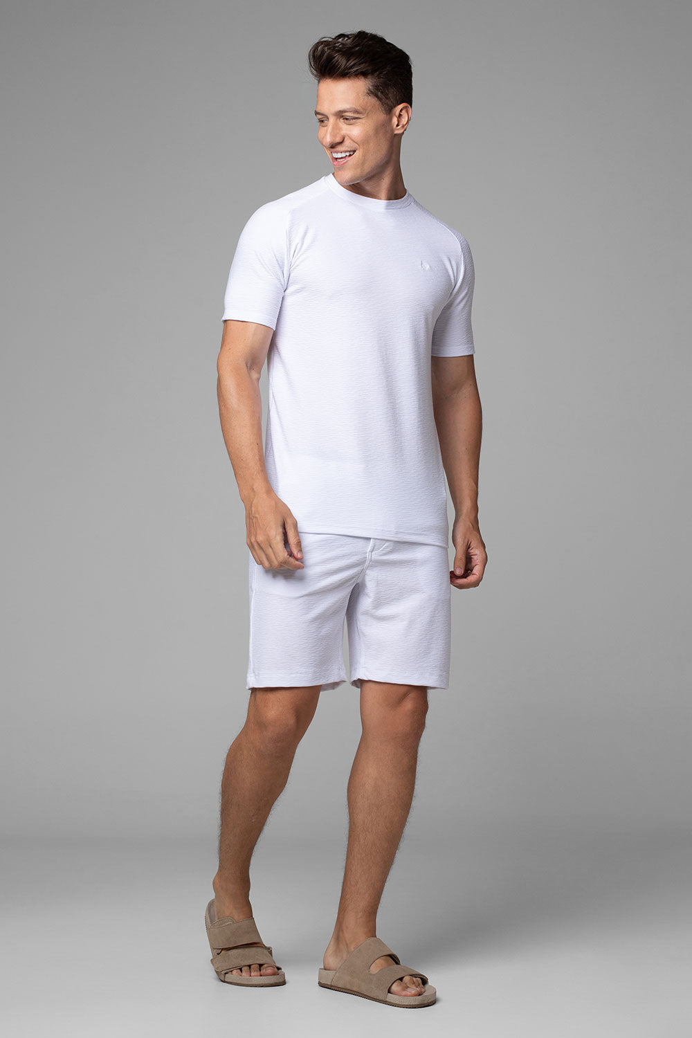 Bermuda Alfaiataria Masculina Aurora com Cordão