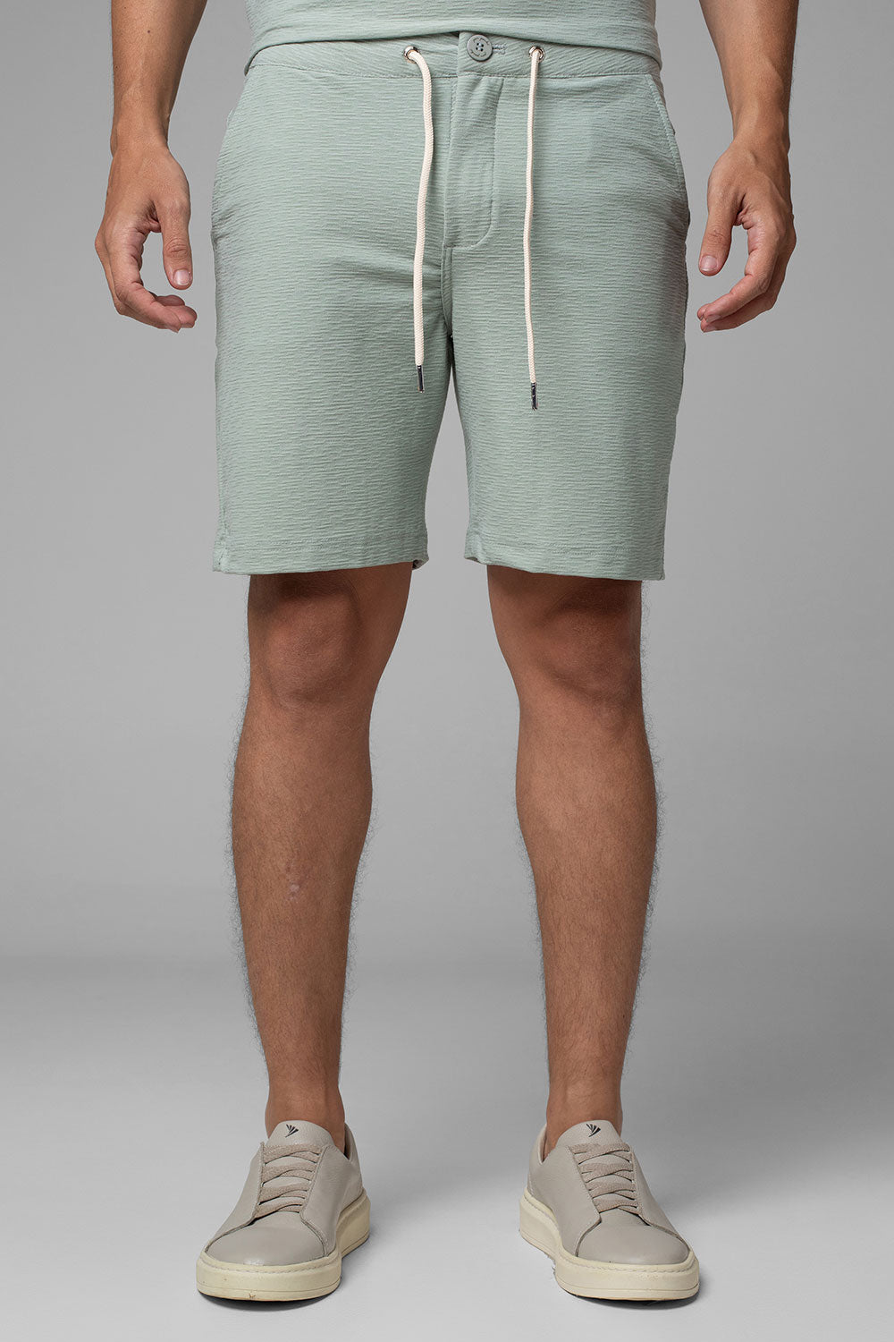 Bermuda Alfaiataria Masculina Aurora com Cordão