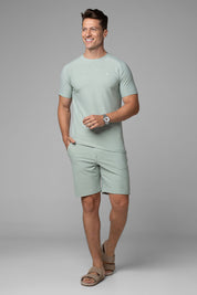 Bermuda Alfaiataria Masculina Aurora com Cordão