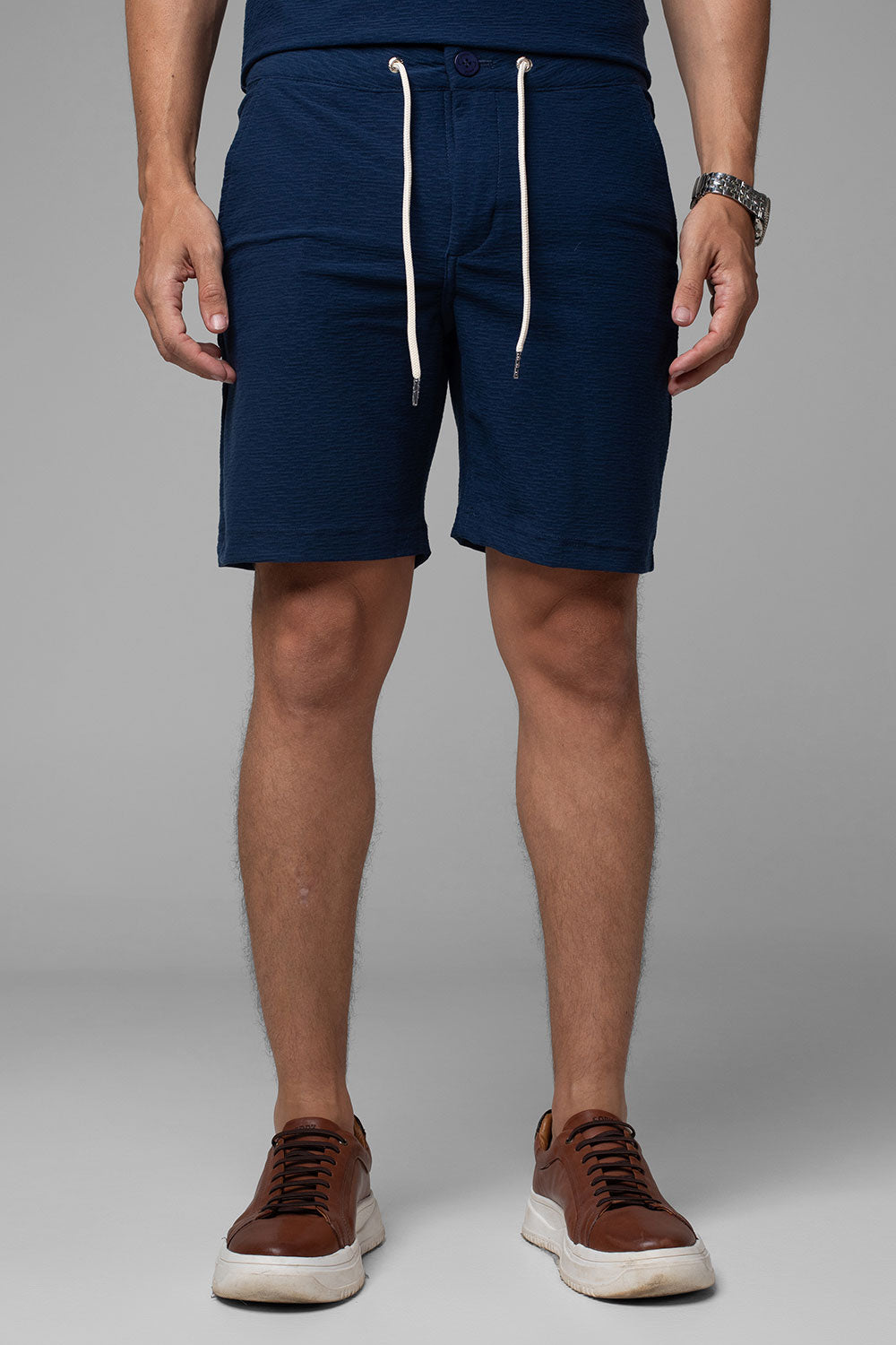 Bermuda Alfaiataria Masculina Aurora com Cordão
