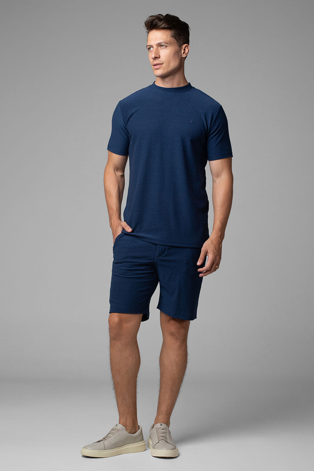 Bermuda Alfaiataria Masculina Aurora com Cordão