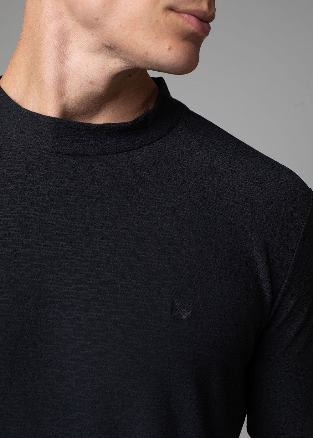 Camiseta Gola Média Masculina Aurora Slim