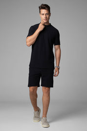 Camiseta Gola Média Masculina Aurora Slim