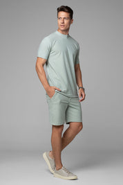 Camiseta Gola Média Masculina Aurora Slim