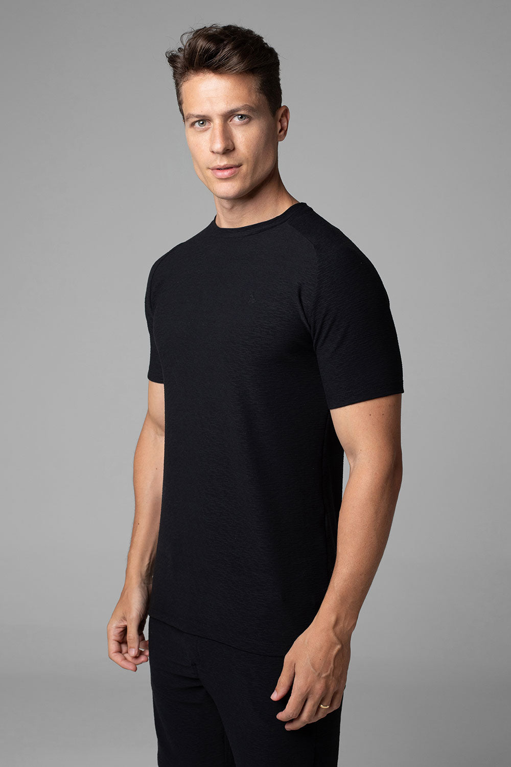 Camiseta Masculina Slim Aurora Manga Raglan