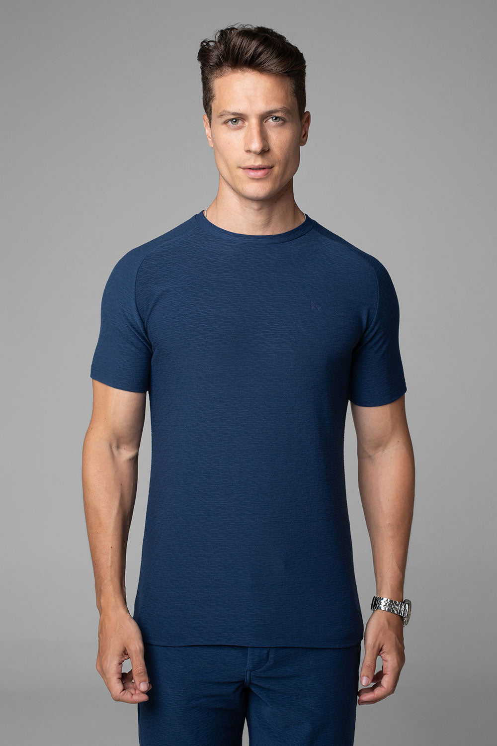 Camiseta Masculina Slim Aurora Manga Raglan