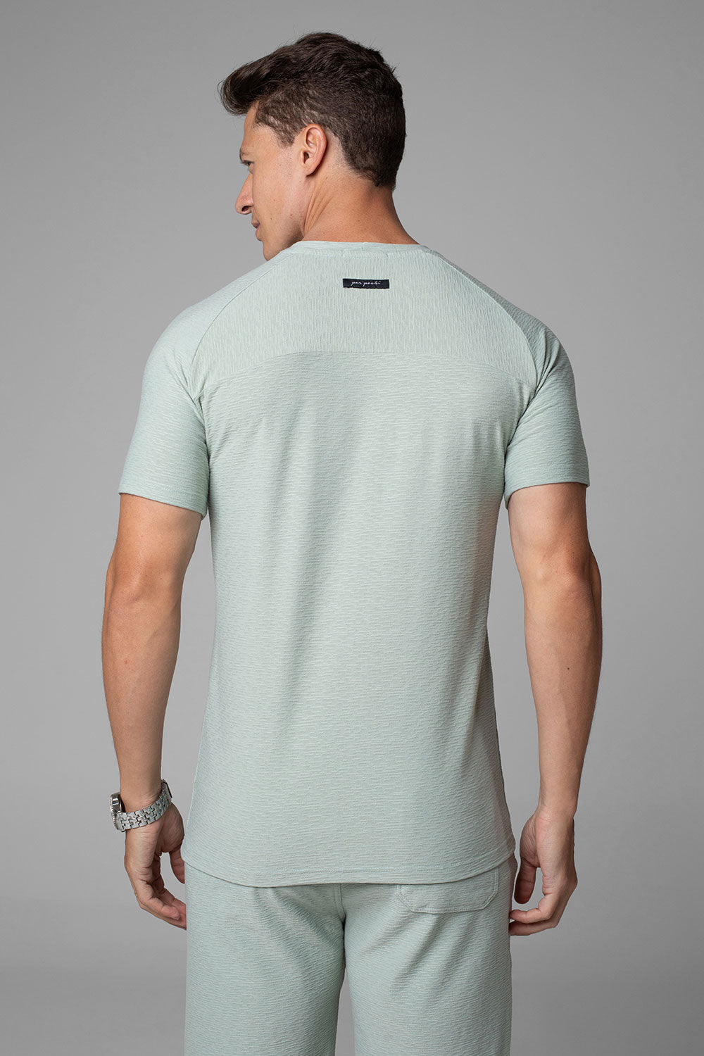Camiseta Masculina Slim Aurora Manga Raglan