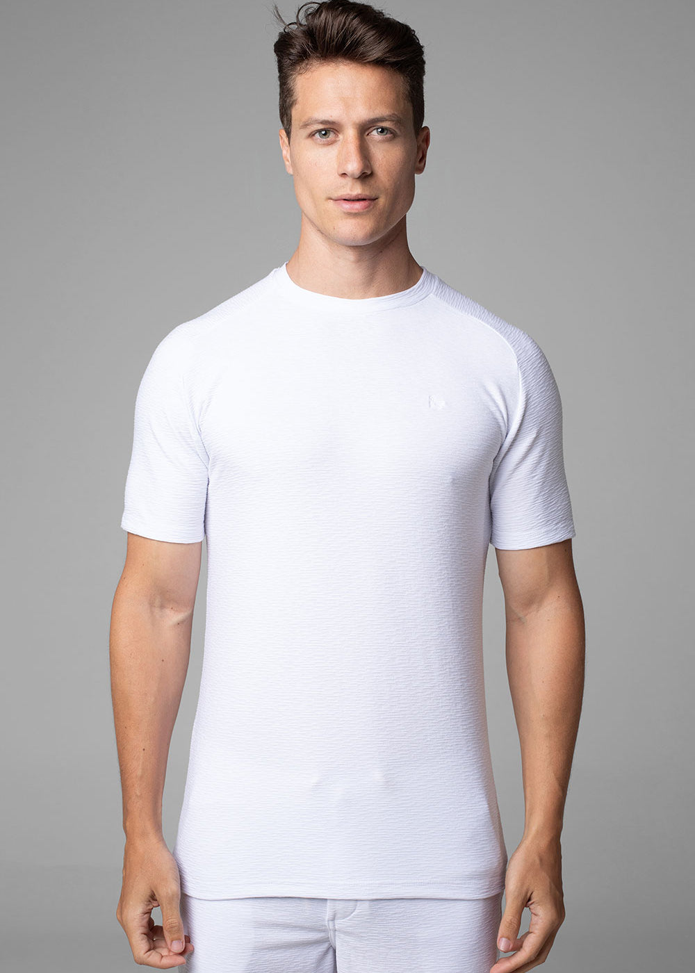 Camiseta Masculina Slim Aurora Manga Raglan