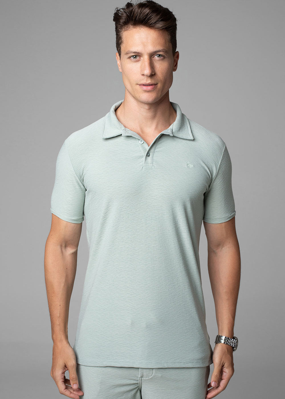 Polo Masculina Slim Aurora