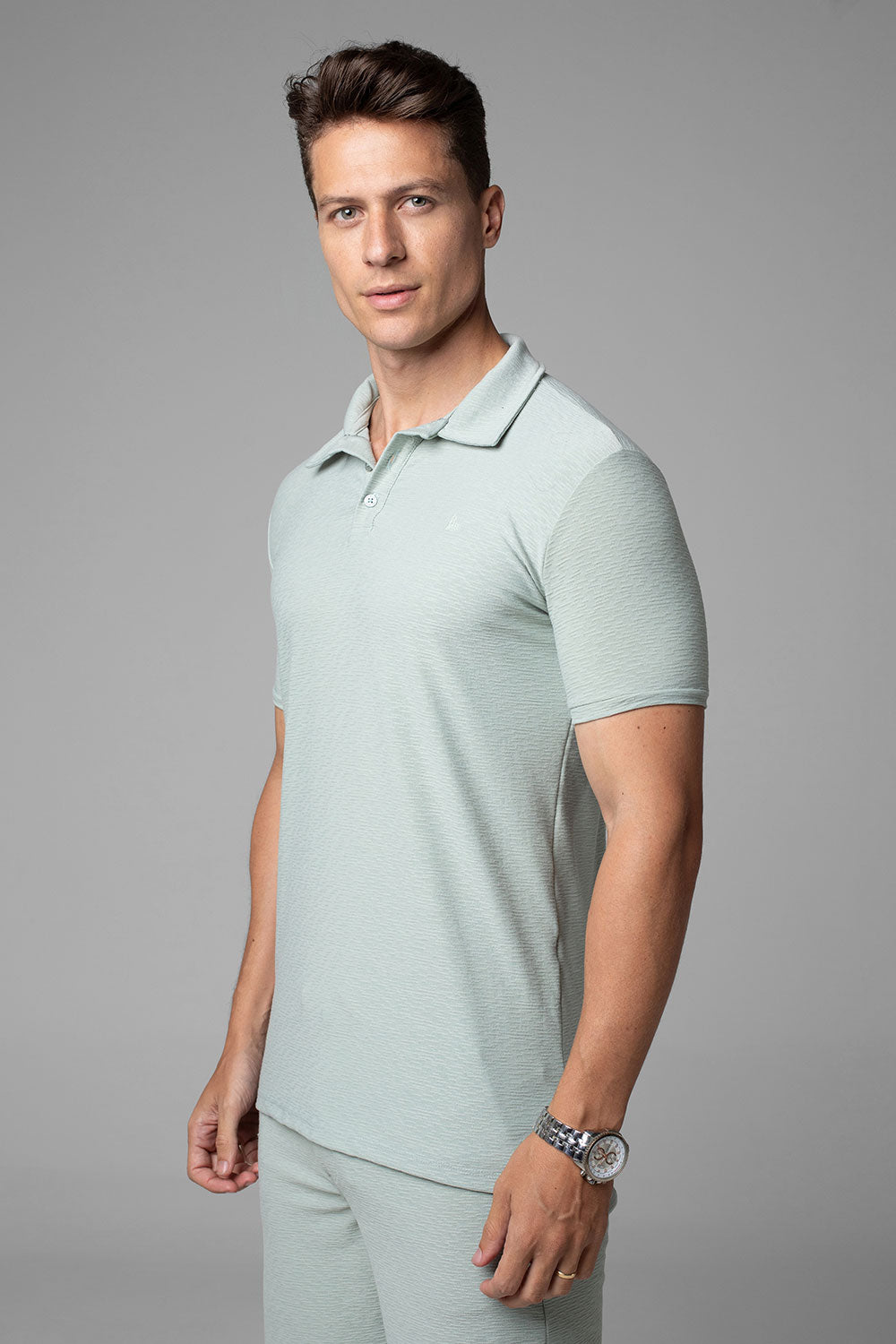 Polo Masculina Slim Aurora