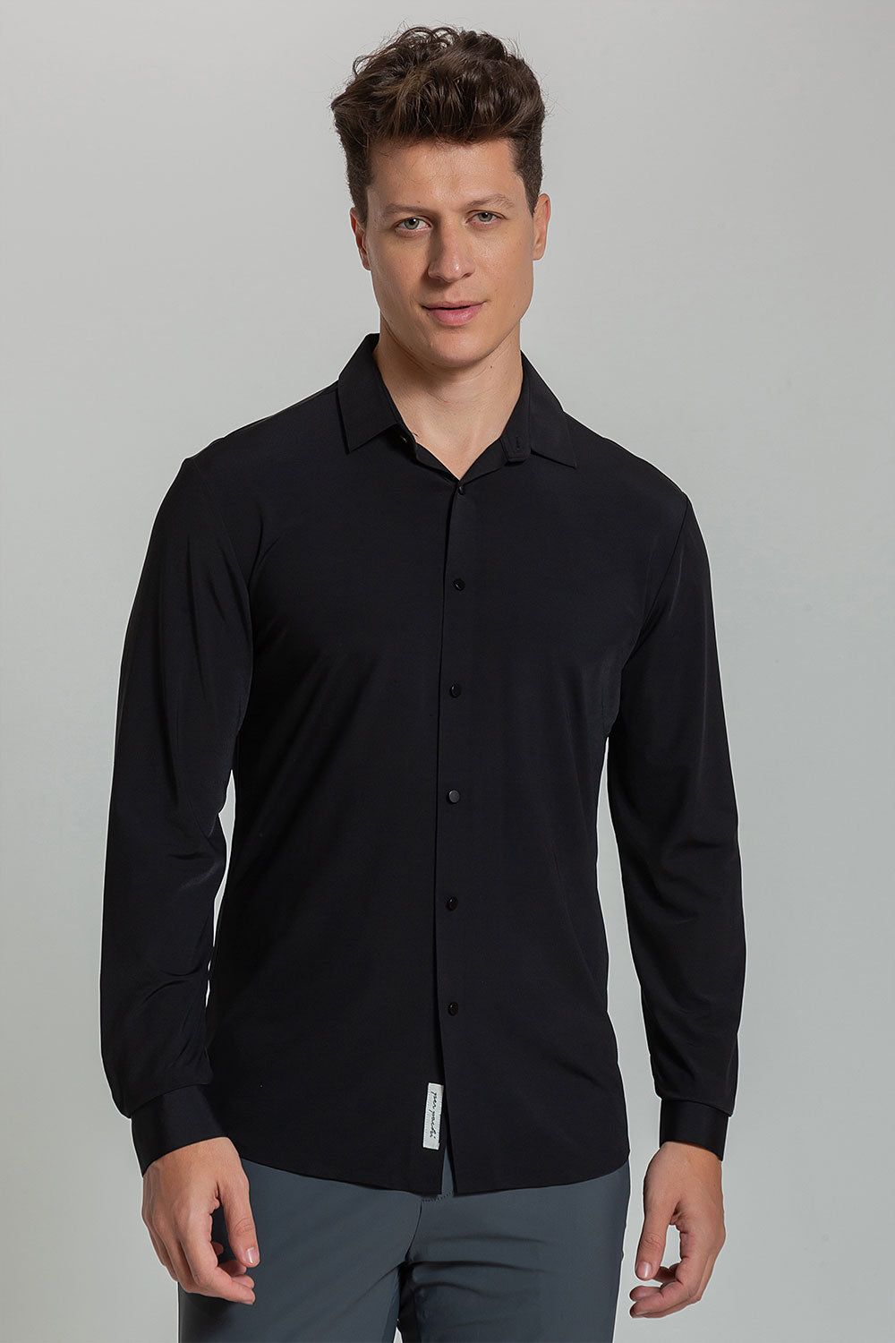 Camisa Social Masculina Ultra Stretch 360° Manga Longa