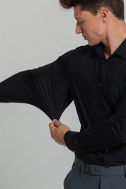 Camisa Social Masculina Ultra Stretch 360° Manga Longa