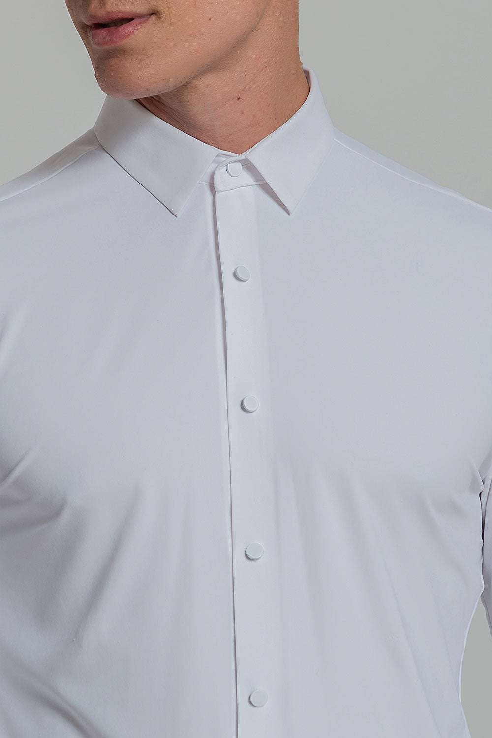 Camisa Social Masculina Ultra Stretch 360° Manga Longa