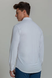 Camisa Social Masculina Ultra Stretch 360° Manga Longa