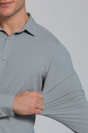 Camisa Social Masculina Ultra Stretch 360° Manga Longa