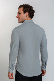 Camisa Social Masculina Ultra Stretch 360° Manga Longa