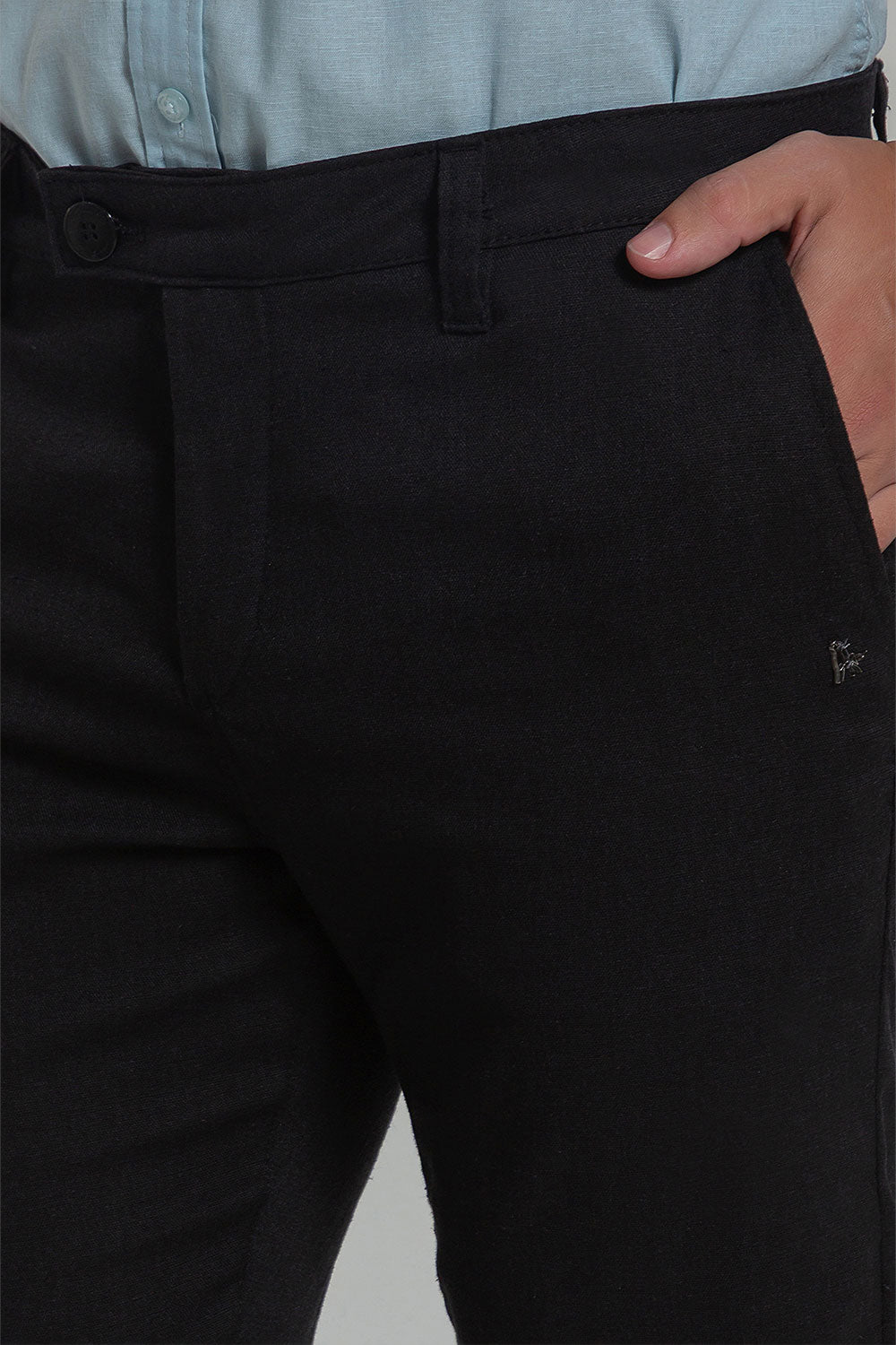 Calça Alfaiataria Masculina de Linho Cós Transpassado