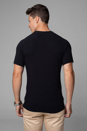 Camiseta Canelada Masculina Slim Tonic