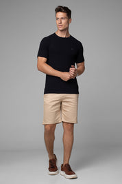 Camiseta Canelada Masculina Slim Tonic