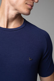 Camiseta Canelada Masculina Slim Tonic