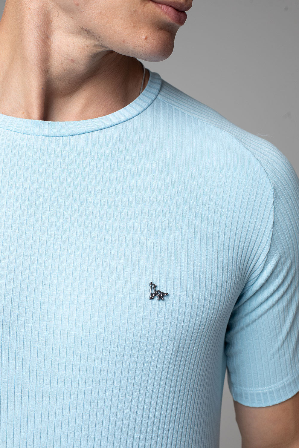 Camiseta Canelada Masculina Slim Tonic